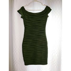 Brat star green mini dress size small